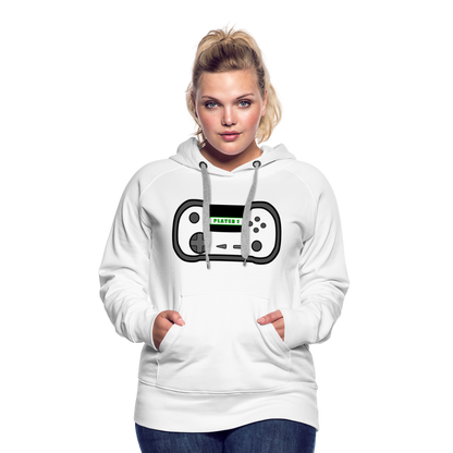 Controller Women’s Premium Hoodie - white