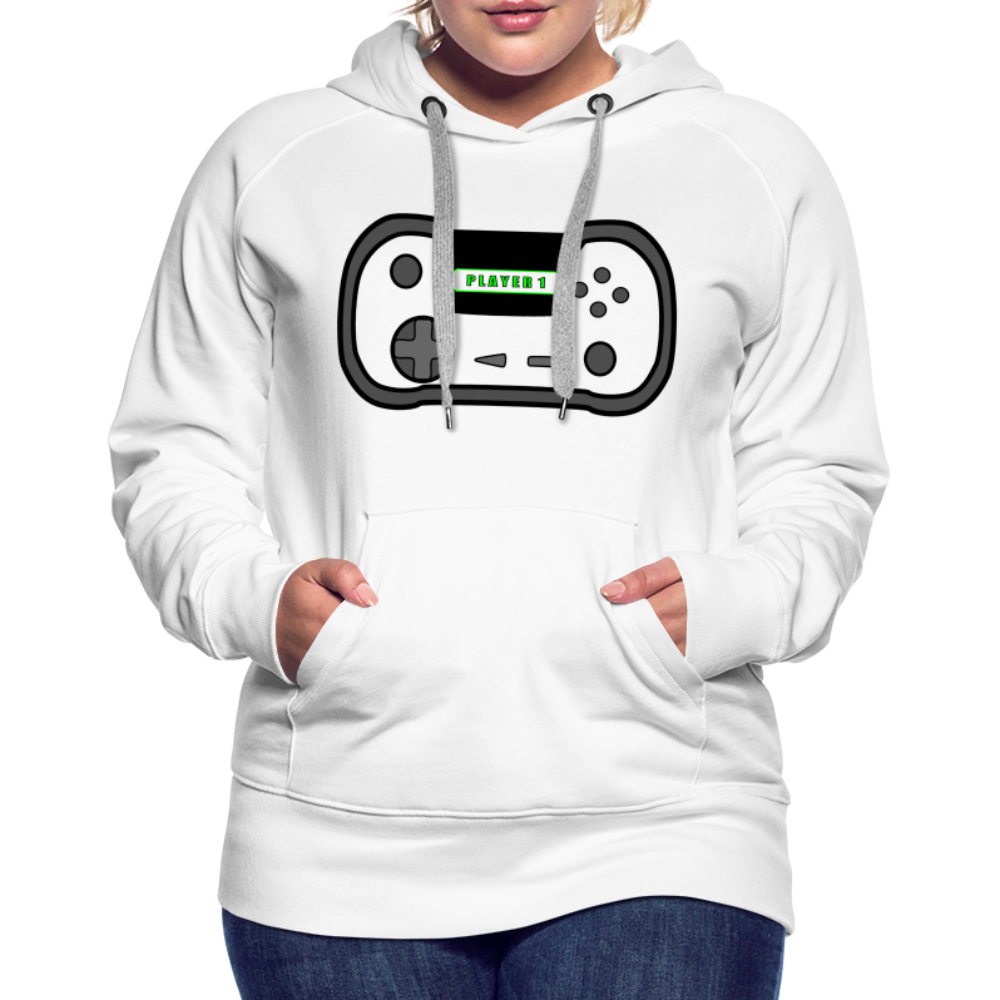 Controller Women’s Premium Hoodie - white