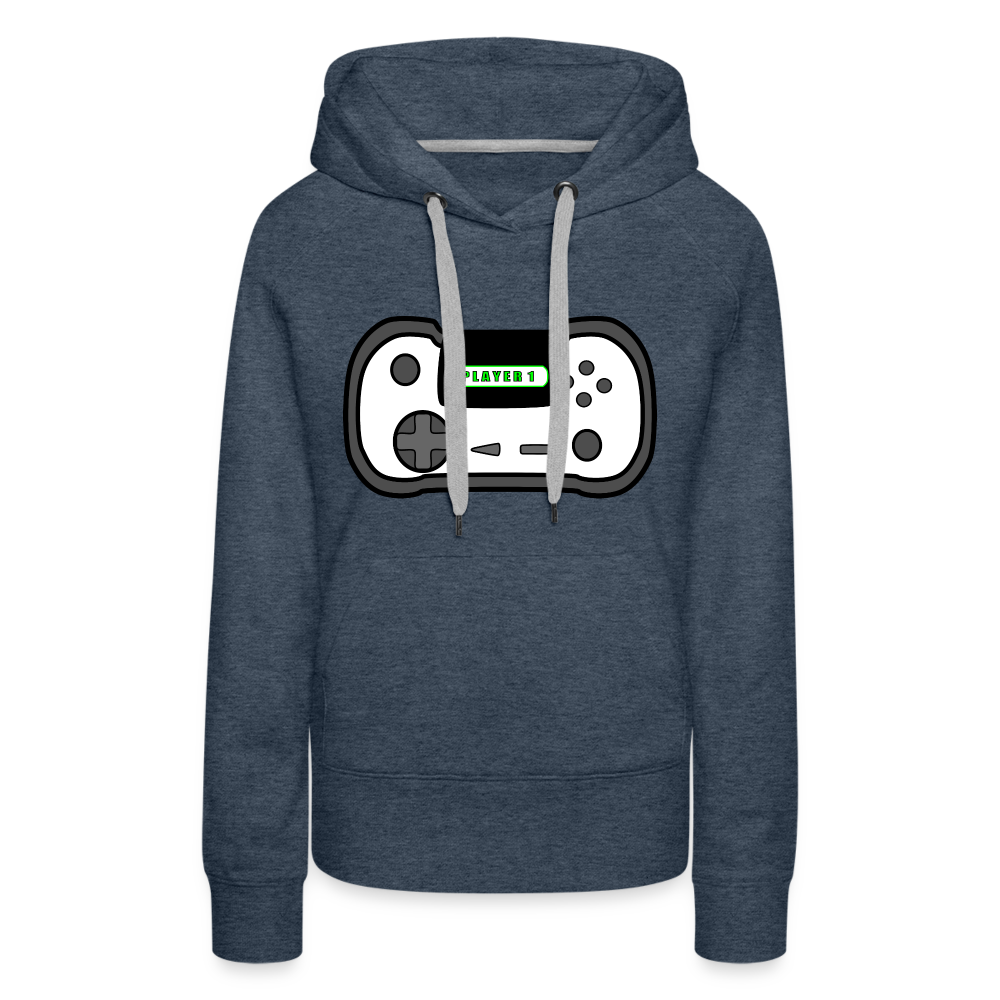 Controller Women’s Premium Hoodie - heather denim