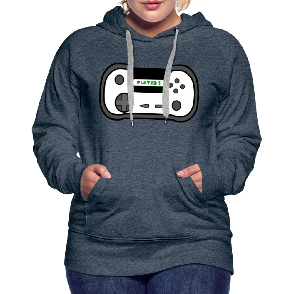 Controller Women’s Premium Hoodie - heather denim