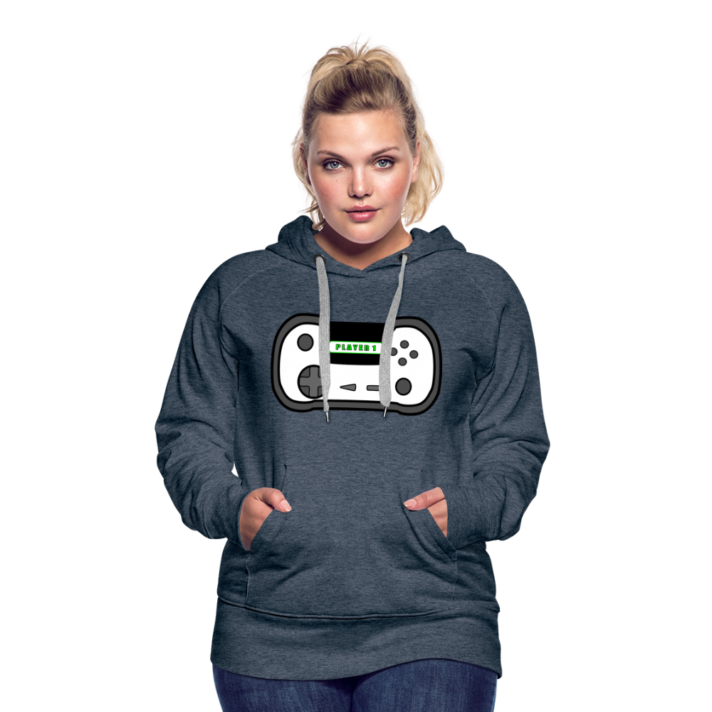 Controller Women’s Premium Hoodie - heather denim