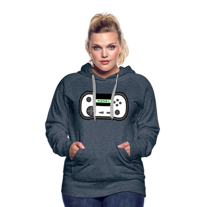 Controller Women’s Premium Hoodie - heather denim