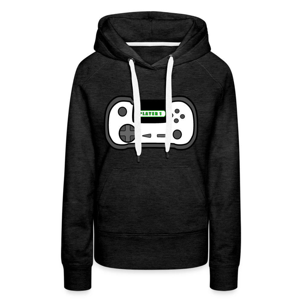 Controller Women’s Premium Hoodie - charcoal grey