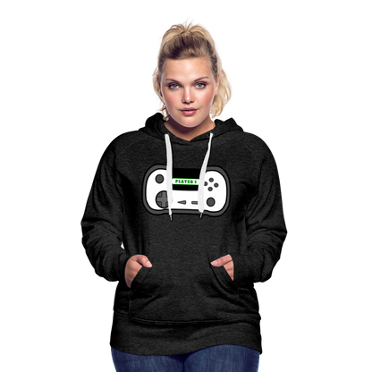 Controller Women’s Premium Hoodie - charcoal grey