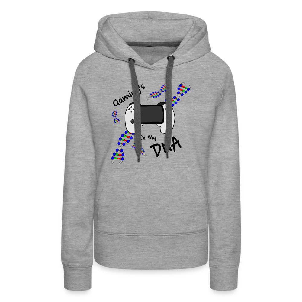 Gaming DNA Women’s Premium Hoodie - heather grey