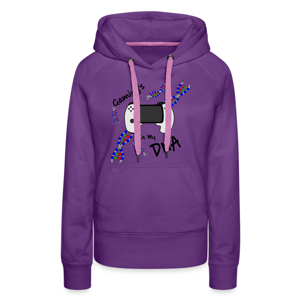 Gaming DNA Women’s Premium Hoodie - purple