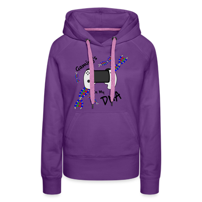 Gaming DNA Women’s Premium Hoodie - purple