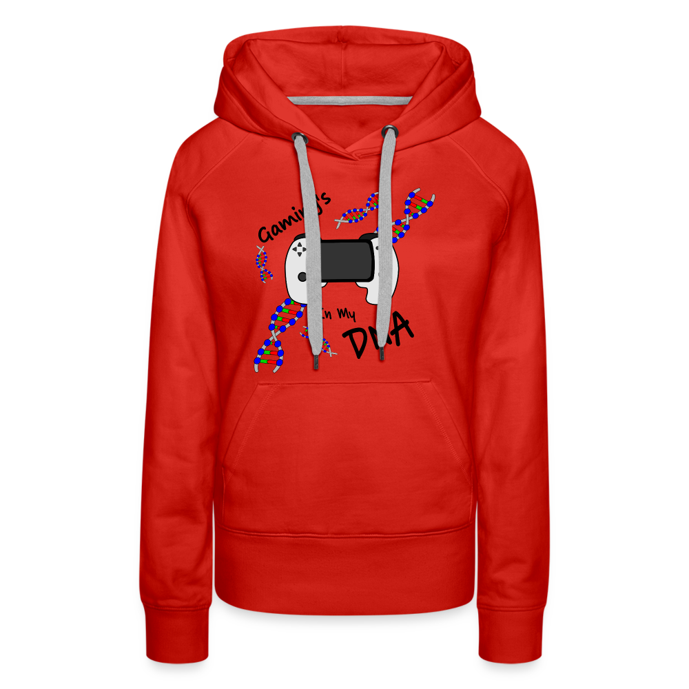 Gaming DNA Women’s Premium Hoodie - red