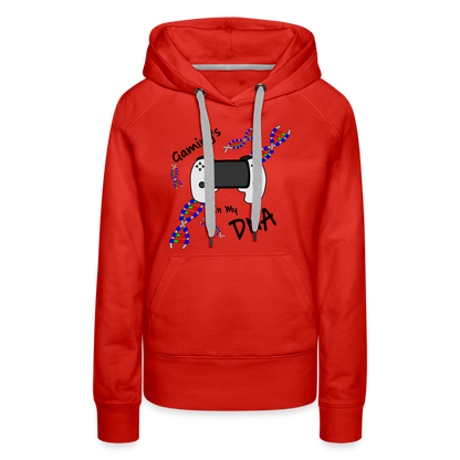 Gaming DNA Women’s Premium Hoodie - red