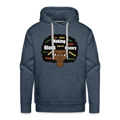 History Guy Premium Hoodie - heather denim