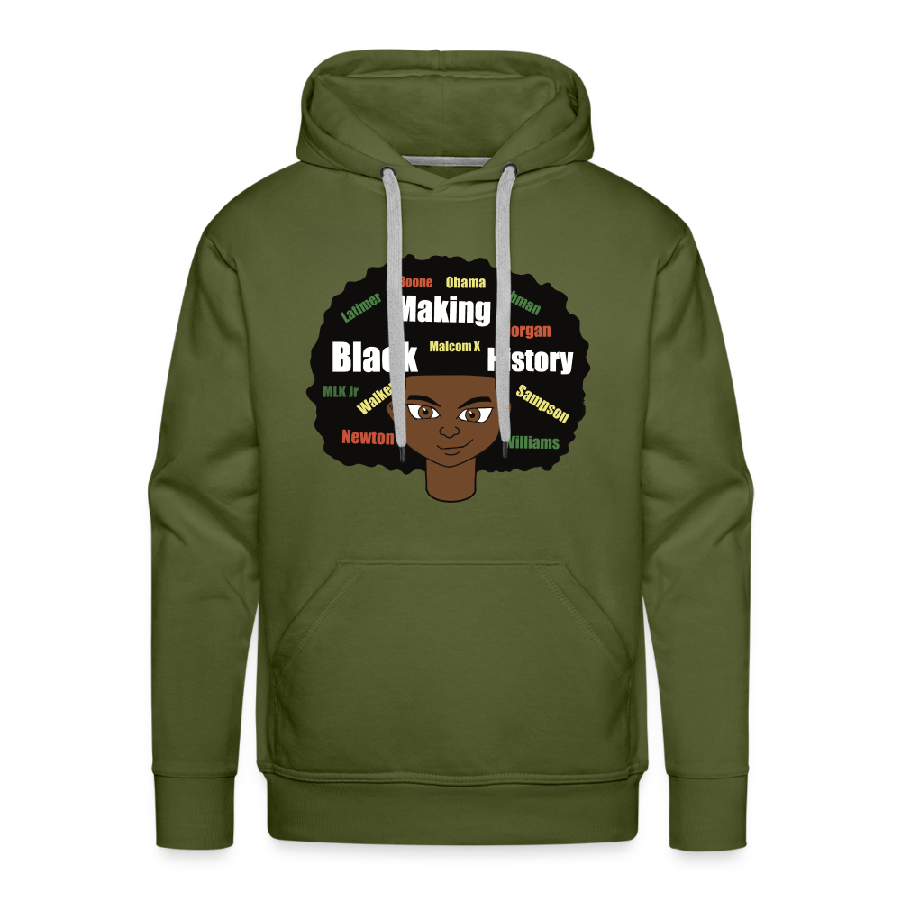 History Guy Premium Hoodie - olive green