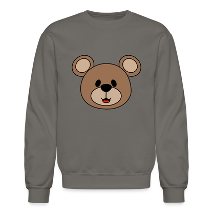 Bear Crewneck Sweatshirt - asphalt gray