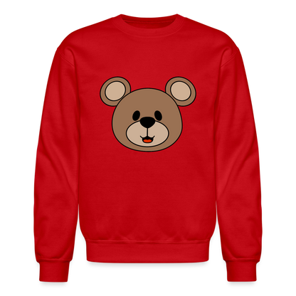 Bear Crewneck Sweatshirt - red