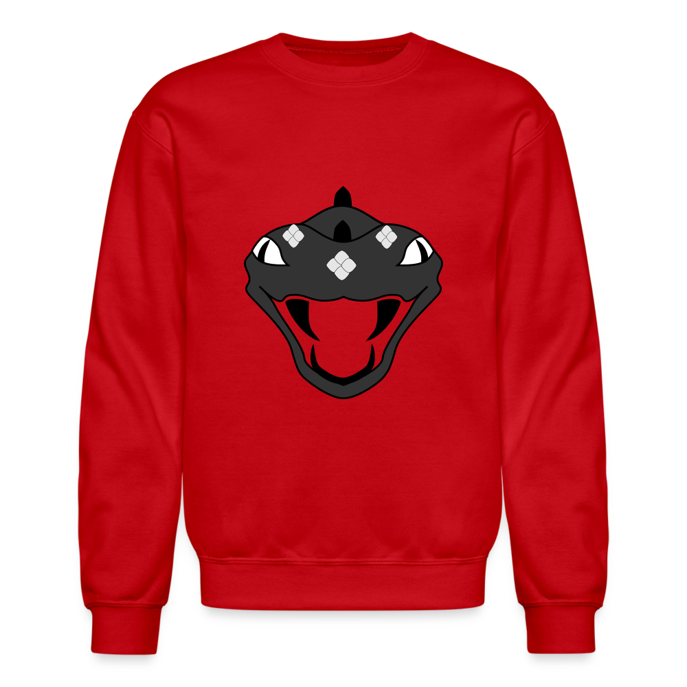 Snakehead Crewneck Sweatshirt - red