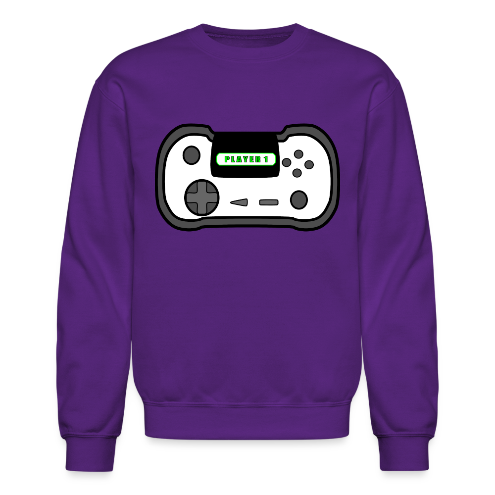Controller Crewneck Sweatshirt - purple