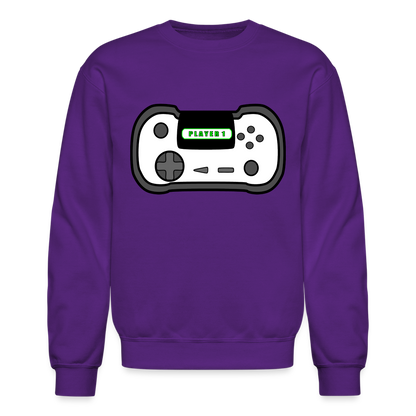 Controller Crewneck Sweatshirt - purple