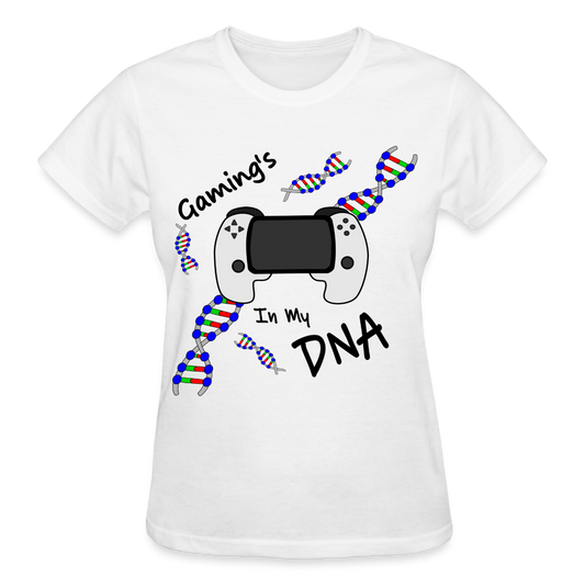 DNA Gaming Ladies Tee - white