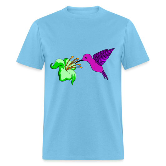 Hummingbird Tee - aquatic blue