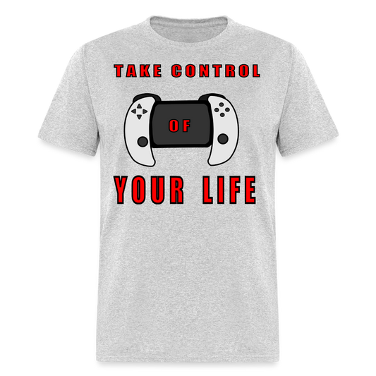 Take Control Tee - heather gray