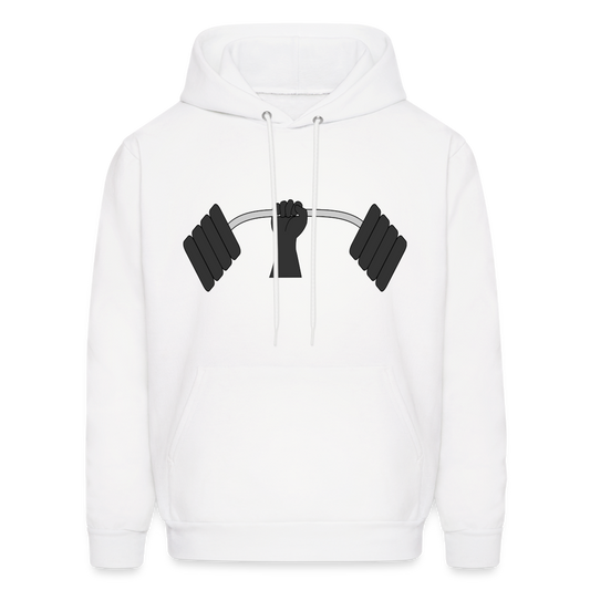 Weights Men's Hoodie - white