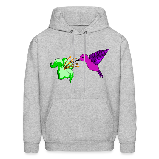 Hummingbird Men's Hoodie - heather gray