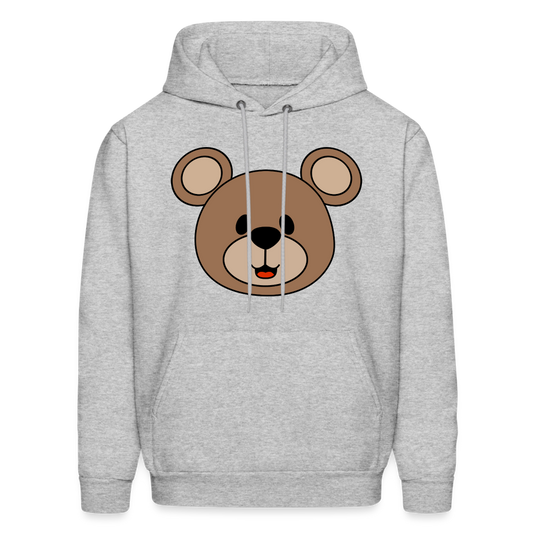 Bear Men's Hoodie - heather gray