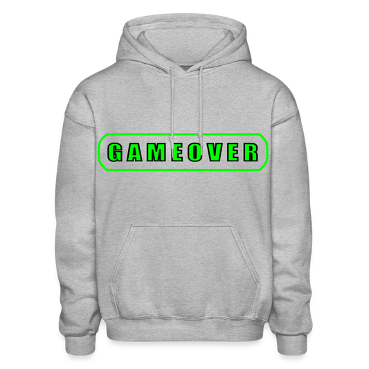 Gameover Adult Hoodie - heather gray