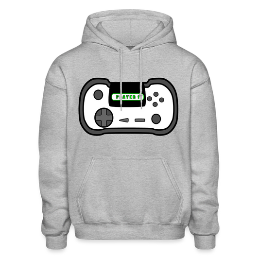 Player 1 Adult Hoodie - heather gray